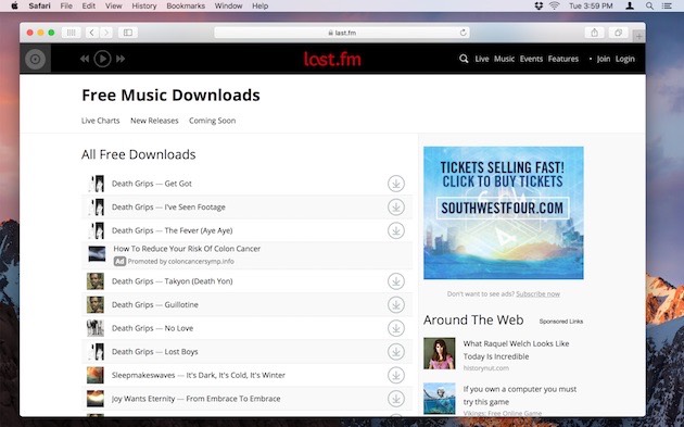 free music download apps for mac